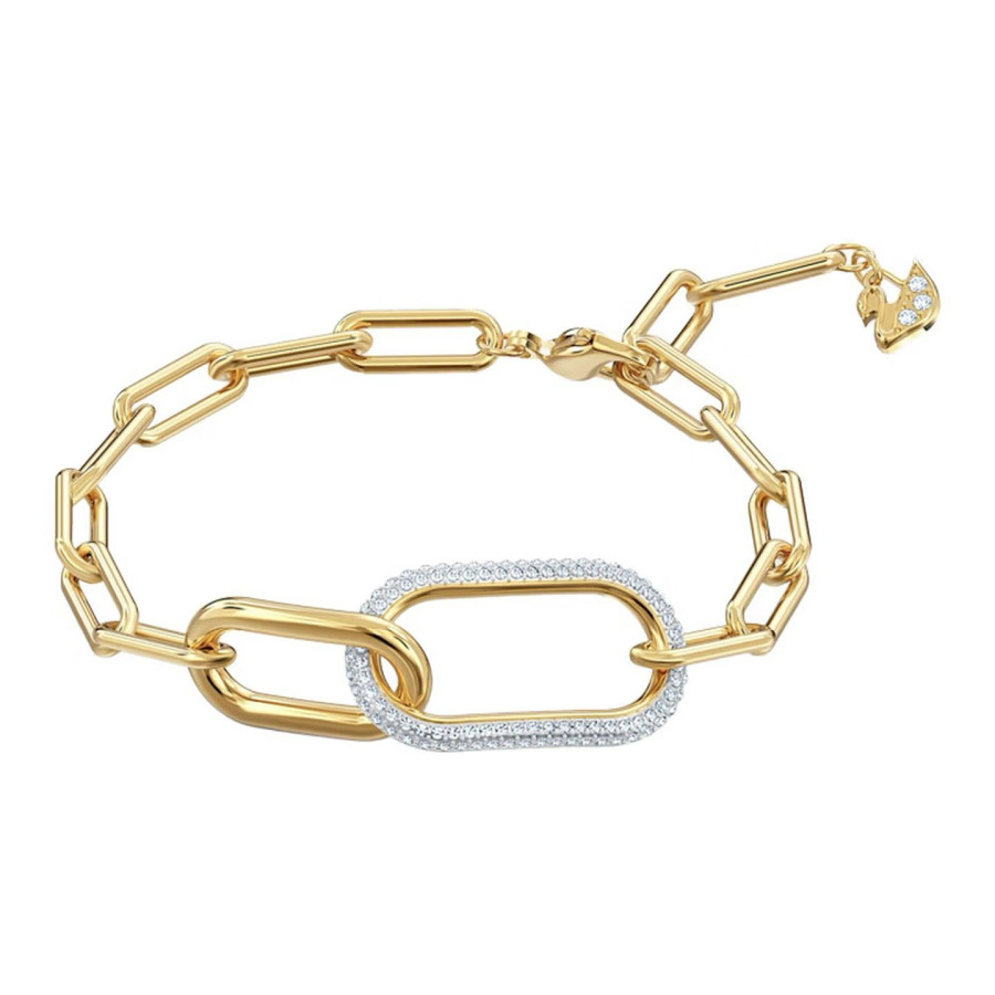 Monemel Swarovski Gold  Bileklik (Altın Kaplama)